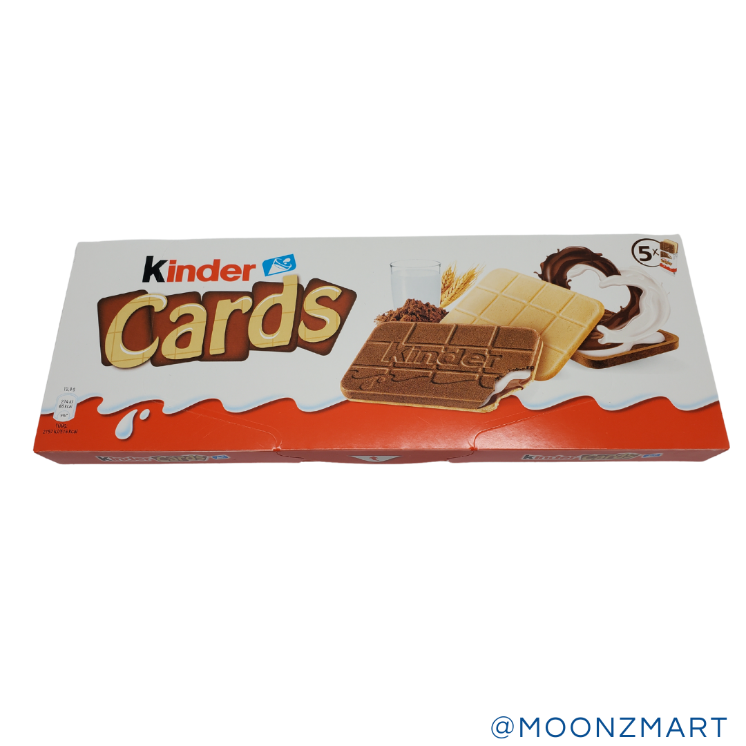 KINDER CARDS CHOCOLATE COOKIES - MOONZMART