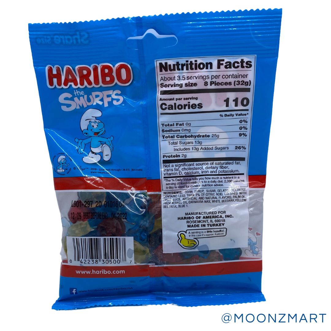 Haribo Smurfs Candy - MOONZMART