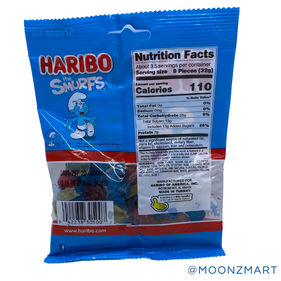 Haribo Smurfs Candy - MOONZMART