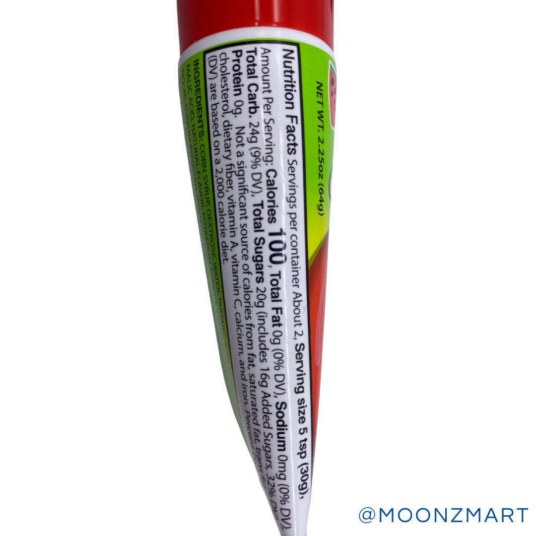 WARHEAD SOUR WATERMELON TUBE - MOONZMART