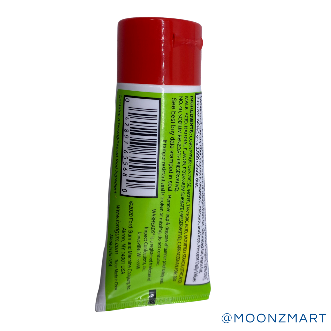 WARHEAD SOUR WATERMELON TUBE - MOONZMART