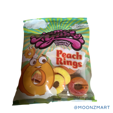 Yummy Yummy Peach Rings Gummy Candy