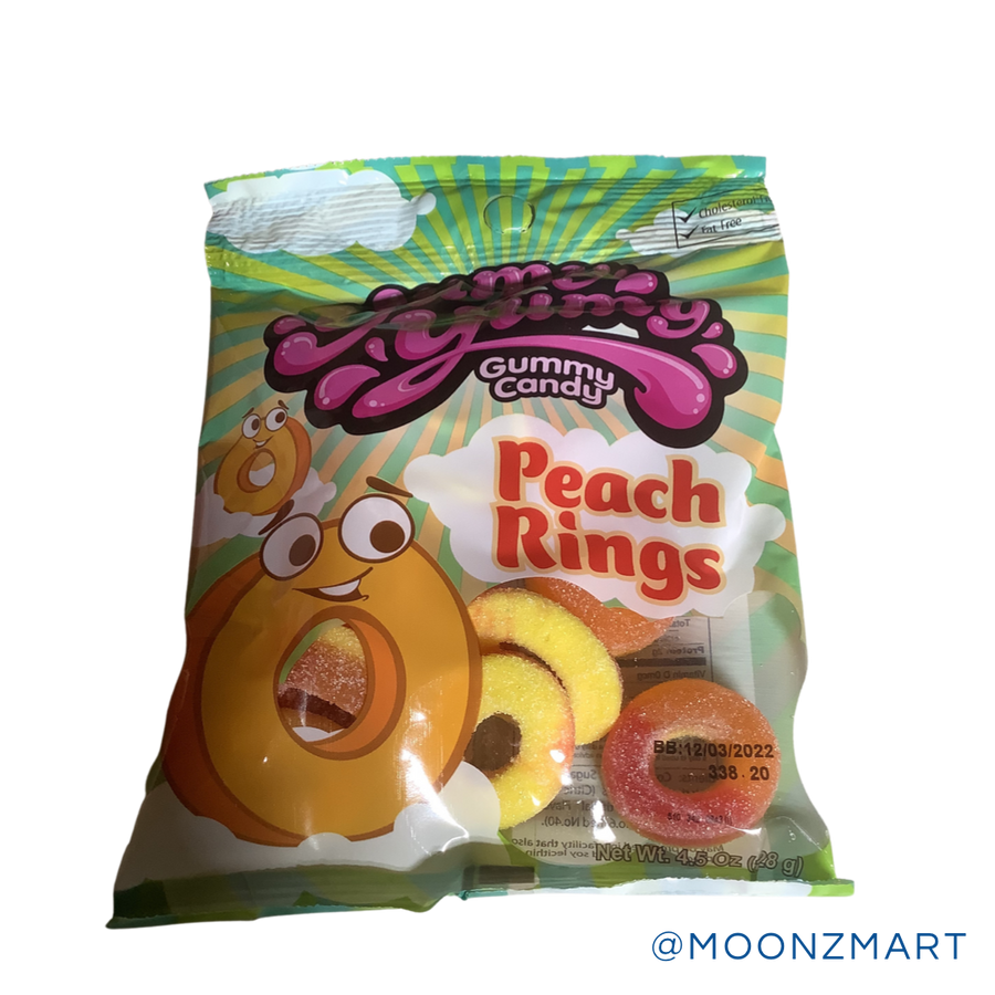 Yummy Yummy Peach Rings Gummy Candy